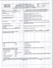Demande d'attestation de vérification à l'importation